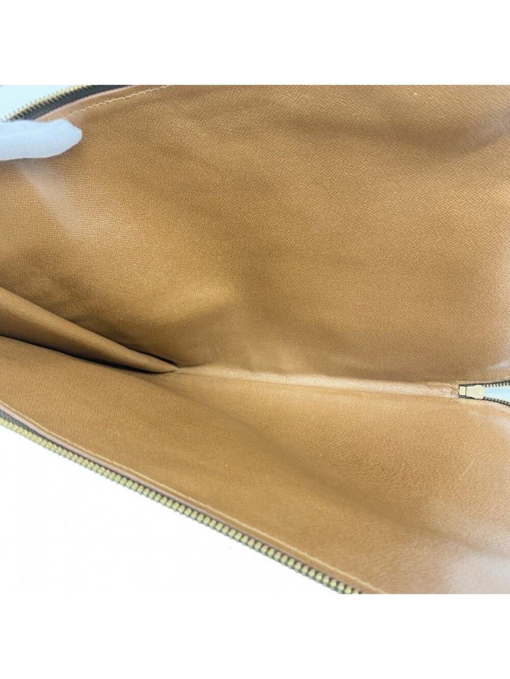 ★SOLD★ Louis Vuitton Clutch Monogram Poche Document Brown - Picture 4 of 8